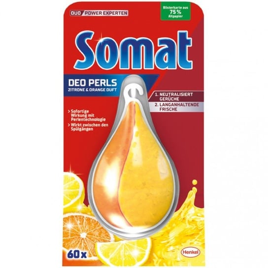 Somat deo perls zapach do zmywarki cytrusowy 17g Somat