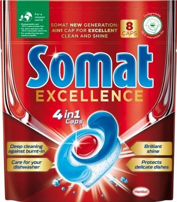 Somat Excellence 4 w 1 kapsułki do zmywarki Somat