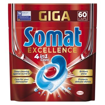 Somat Excellence 4w1 60 szt Tabletki do zmywarek doypack Inny producent