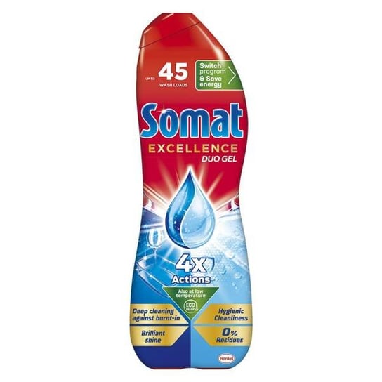 Somat Excellence Duo Hygienic Żel do Zmywarki 45 Cykli 810ml Somat