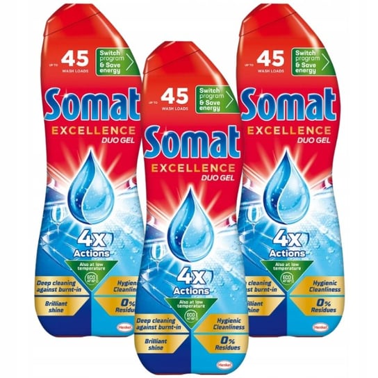 Somat Excellence Żel Higieniczna Czystość 810ml x3 Henkel