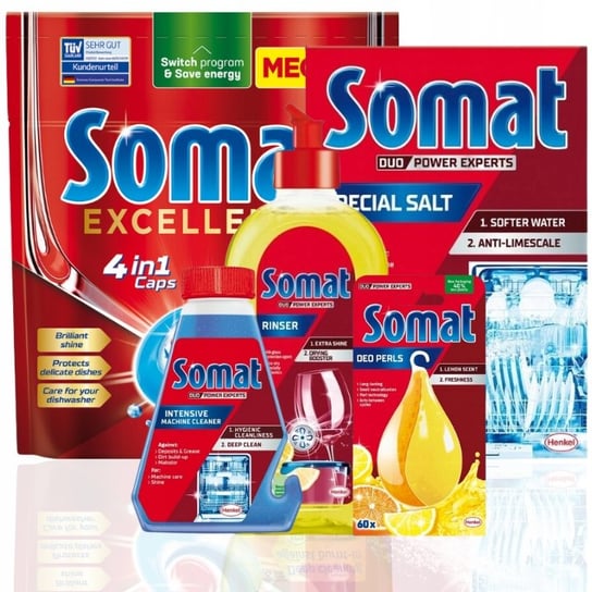 Somat Excellence Zestaw do Zmywarki 5 Elementów Henkel