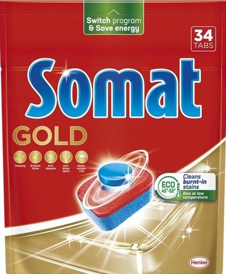 Somat Gold Tabletki do zmywarki 34 szt. Somat