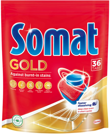 Somat Gold Tabletki do Zmywarki 36szt Somat