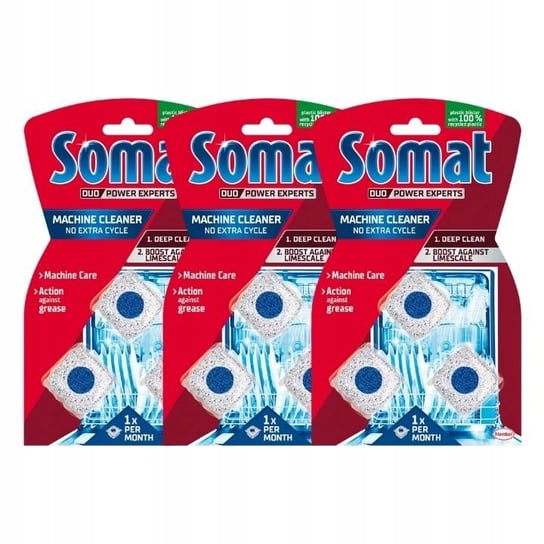 Somat Machine Cleaner Czyścik Zmywarki A3 x3 Henkel