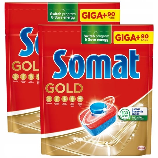 Somat Tabletki do Zmywarki Gold 180 szt XXL Henkel