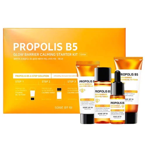 Some By Mi Propolis B5 Glow Barrier Calming - zestaw z propolisem, 4 szt. Some by Mi