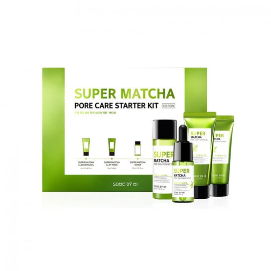 Some by Mi, Super Matcha Pore Care, Zestaw kosmetyków do pielęgnacji, 4 szt. Some by Mi