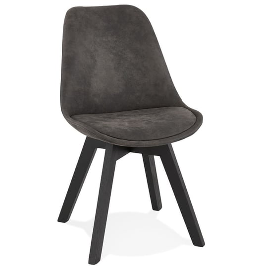SOME krzesło tkanina k. ciemny szary, nogi k. czarny Kokoon Design