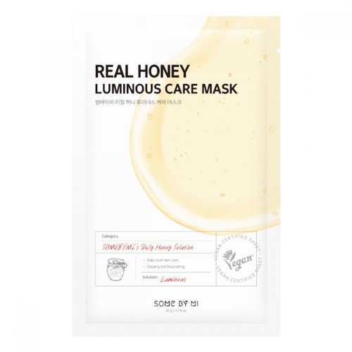 Somebymi, Real Honey Luminous Care Mask, Maseczka Do Twarzy, 1 Szt. Some by Mi