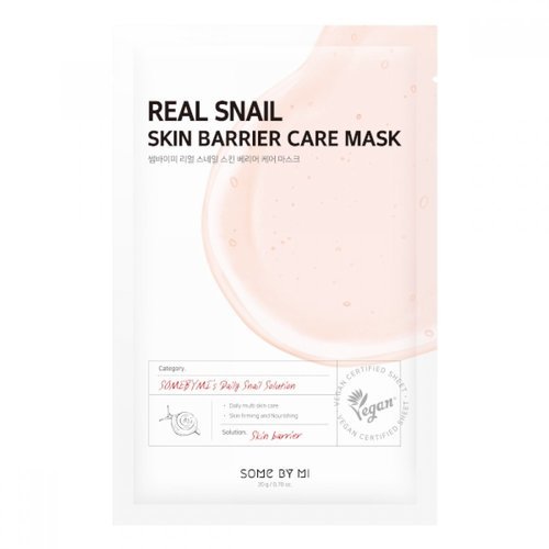 Somebymi, Real Snail Skin Barrier Care Mask, Maseczka Do Twarzy, 1 Szt. Some by Mi