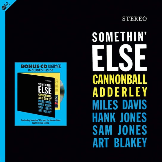 Somethin' Else, płyta winylowa Adderley Cannonball, Davis Miles, Blakey Art, Jones Hank, Jones Sam