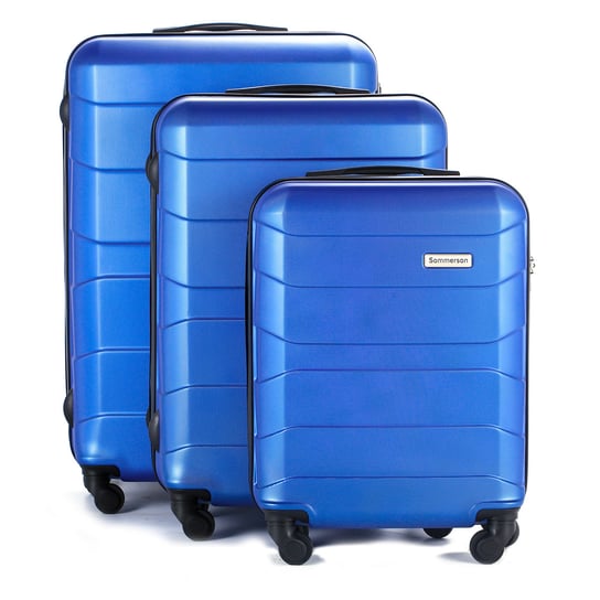 SOMMERSON, Trójpak, zestaw walizek podróżnych SOMMERSON