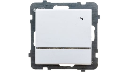 SONATA Łącznik schodowy z podświetleniem biały ŁP-3RS/m/00 OSPEL