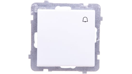SONATA Przycisk /dzwonek/ biały ŁP-6R/m/00 OSPEL