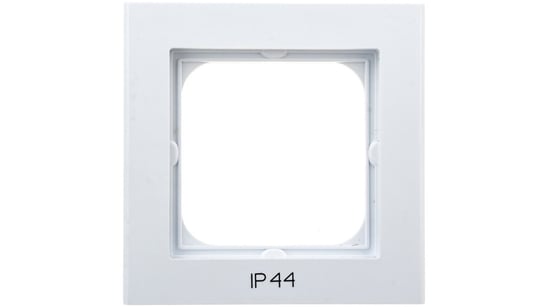 SONATA Ramka pojedyncza do łączników IP44 biała RH-1R/00 OSPEL
