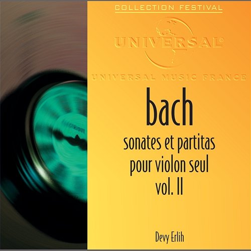 Sonates Et Partitas Pour Violon Seul II Devy Erlih