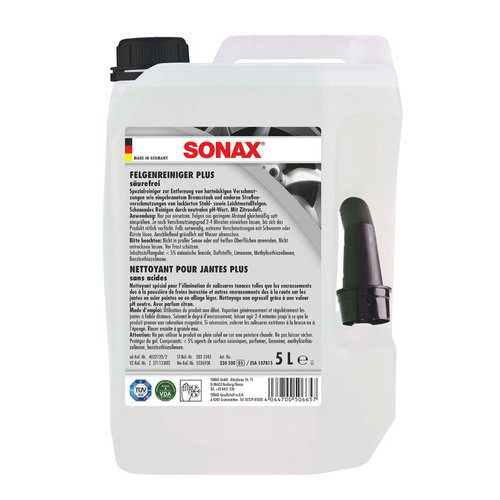Sonax Felgen Reiniger Plus - środek do czyszczenia felg 5L SONAX