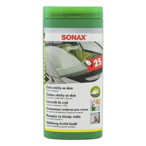 Sonax ściereczki do szyb - opakowanie 25 sztuk SONAX