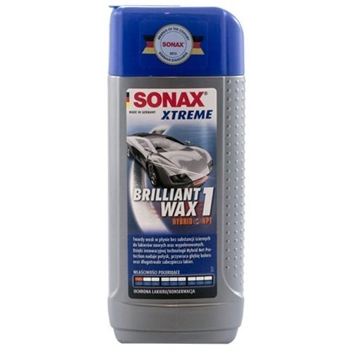 Sonax Xtreme Brillant Wax 1 Nano Pro Wosk do nabłyszczania i zabezpieczania nowych lakierów, 250ml SONAX