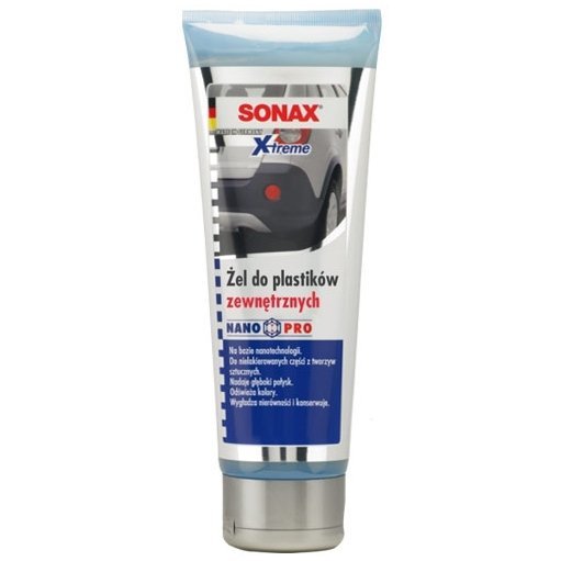 Sonax Xtreme Żel do plastików zewnętrznych, 250ml SONAX