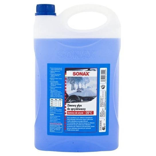 Sonax Zimowy płyn do spryskiwaczy -20*C Cytrynowy, 4l SONAX