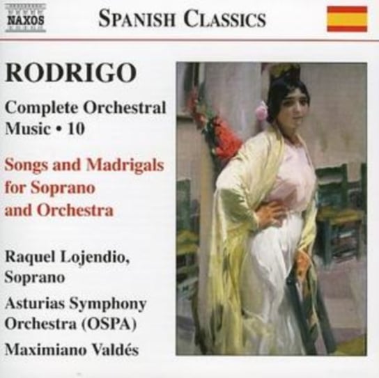 Songs And Madrigals - Complete Orchestral Works. Volume 10 Valdes Maximiano