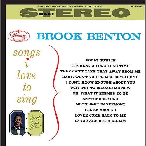 Songs I Love To Sing Brook Benton