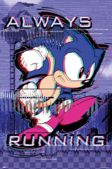 Sonic Always Running - plakat 61x91,5 cm Grupoerik