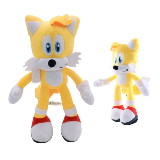 Sonic Miles Tails  Jeż Żółty MASKOTKA PLUSZAK PRZYTULANKA MIŚ BOHATER 45CM KRAK.JET