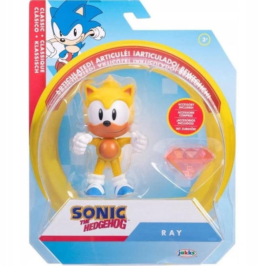 Sonic The Hedgehog Classic Ray 10Cm + Szmaragd Jakks Pacific