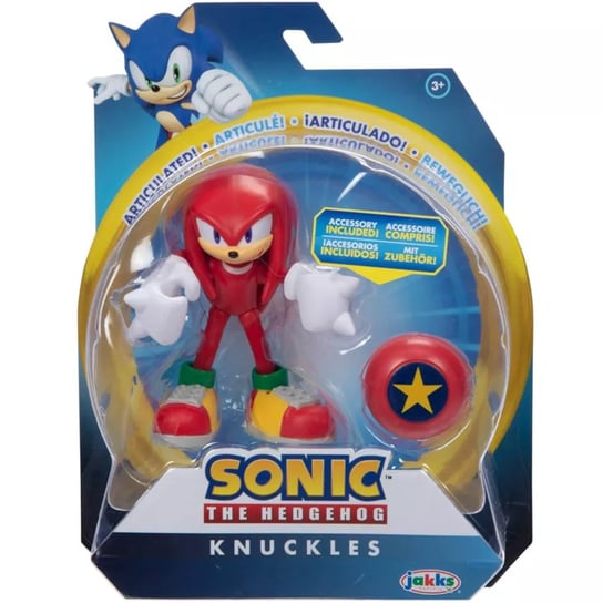 Sonic The Hedgehog Figurka Knuckles + Star Spring Jakks Pacific