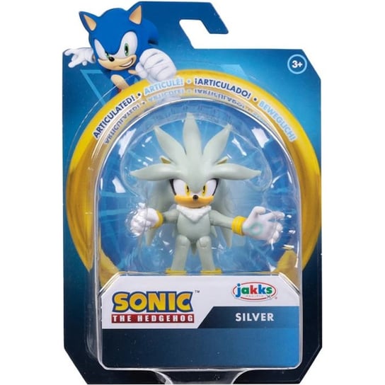 Sonic The Hedgehog Jakks Pacific Oryginalna Ruchoma Figurka Silver 7Cm Jakks Pacific