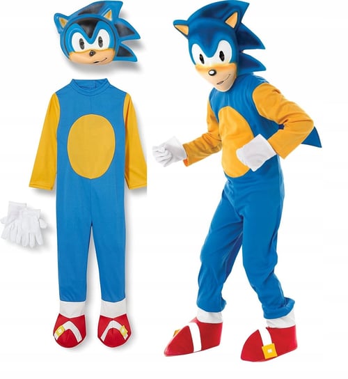Sonic The Hedgehog Kostium 3-4 Lat Rubie'S Maska Rubie's