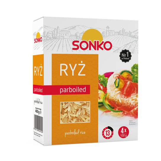 Sonko ryż parboiled 4x100g Sonko