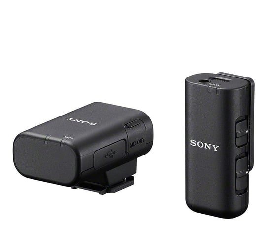 Sony ECM-W3S bezprzewodowy mikrofonowy Zasięg do 150 m Do 6 godzin pracy Sony
