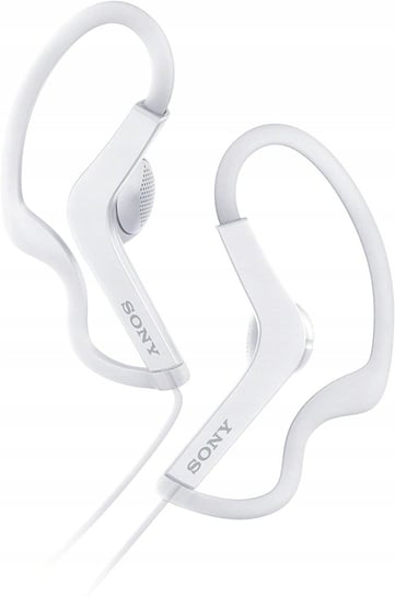 Sony MDR-AS210AP słuchawki douszne z mikrofonem, białe Sony