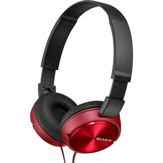 Sony MDR-ZX310 słuchawki składane, nauszne, czarno-czerwone Sony