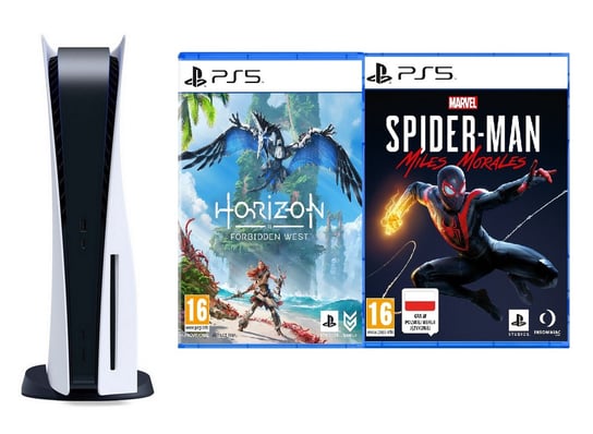 Sony PlayStation 5 + Horizon: Forbidden West + Marvels Spider-Man: Miles Morales Sony Interactive Entertainment