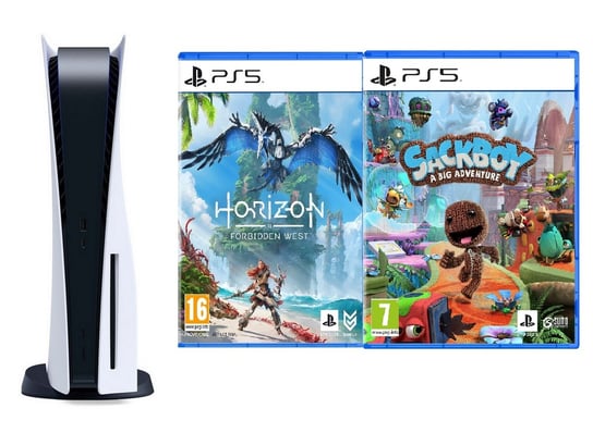 Sony PlayStation 5 + Horizon: Forbidden West + Sackboy: A Big Adventure Sony Interactive Entertainment