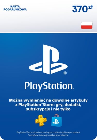 Sony PlayStation Network - 370 zł PlayStation Network