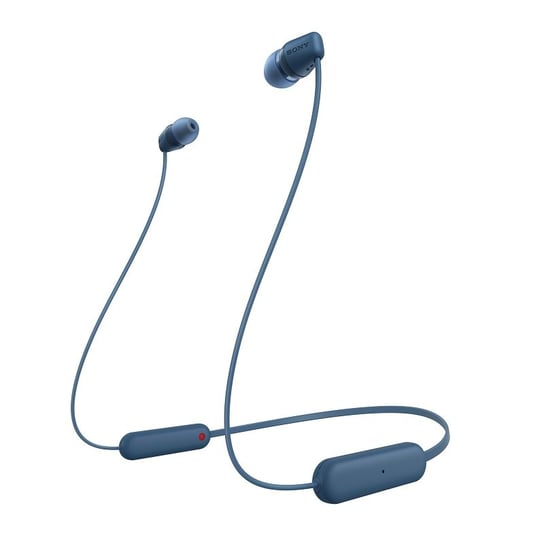 Sony WI-C100 bezprzewodowe słuchawki z mikrofonem, Bluetooth, niebieskie Sony
