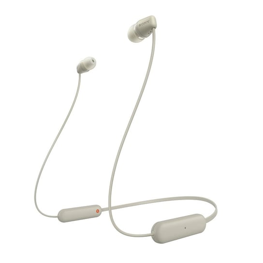 Sony WI-C100 bezprzewodowe słuchawki z mikrofonem, Bluetooth, szare Sony