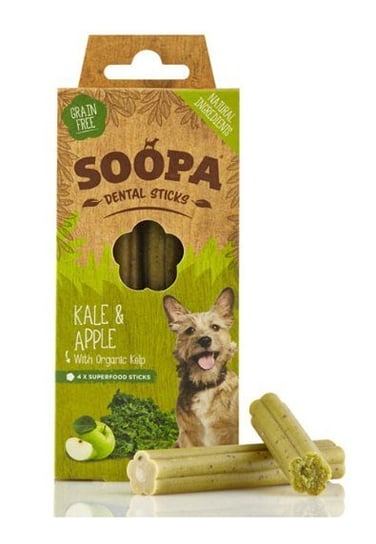 Soopa Dental Sticks Kale & Apple (Jarmuż I Jabłko) 100G SOOPA