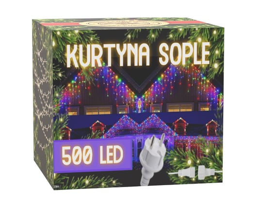 Sople 500 LED Lampki Choinkowe 23,5M Zew Multikolor 8 Programów Inna marka