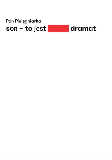 SOR - to jest dramat - ebook epub Sieradzan Mateusz