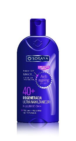 Soraya, Anti Ageing System 40+, mleczko do ciała regenerująco-nawilżające, 400 ml Soraya