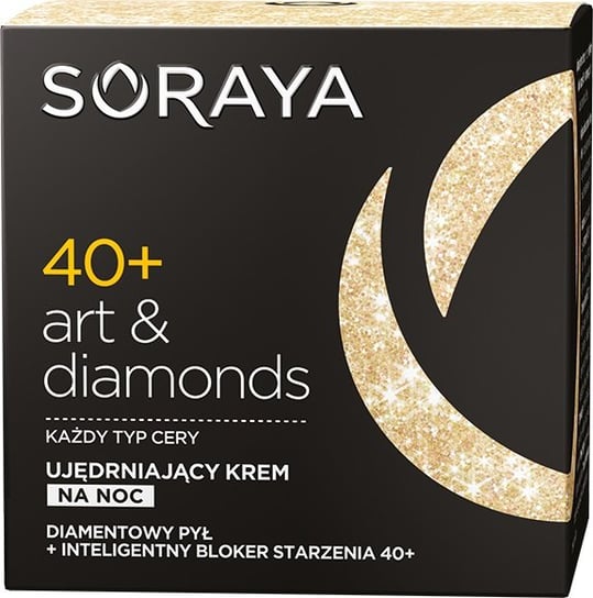 Soraya, Art&Diamonds 40+, ujędrniający krem na noc, 50 ml Soraya