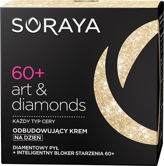 Soraya, Art&Diamonds 60+, odbudowujący krem na dzień, 50 ml Soraya