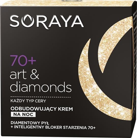 Soraya, Art&Diamonds 70+, odbudowujący krem na noc, 50 ml Soraya